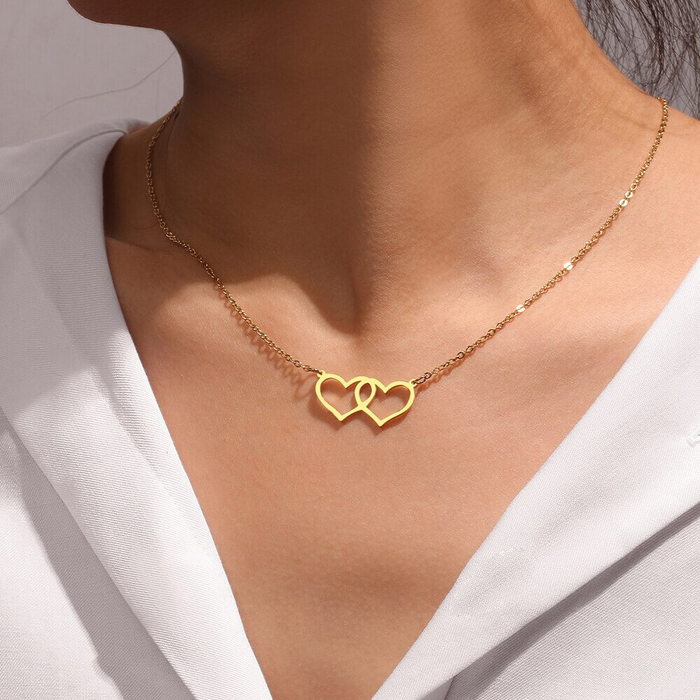 Corazones unidos | Collar | Caja regalo | Equannt