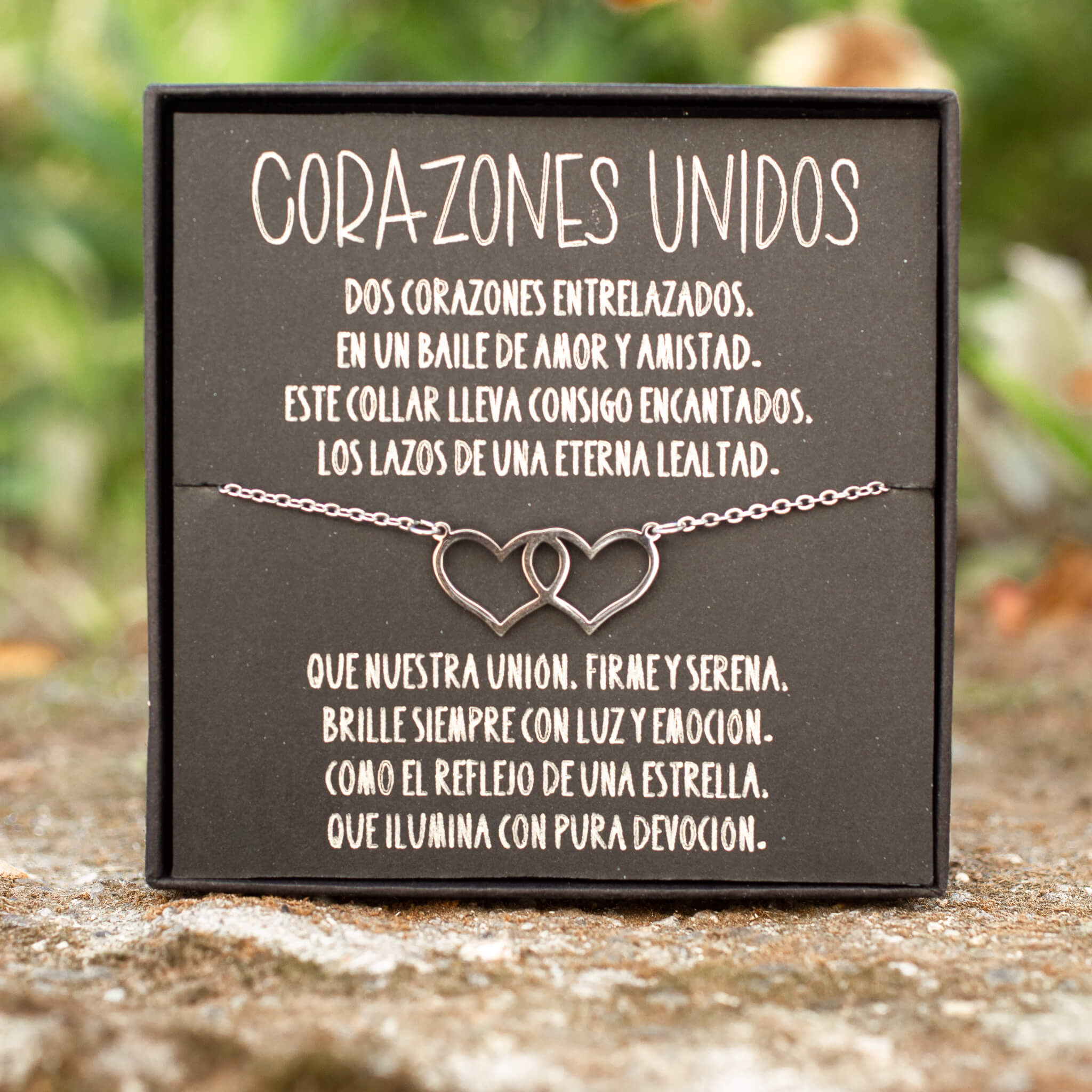 Corazones unidos | Collar | Caja regalo | Equannt