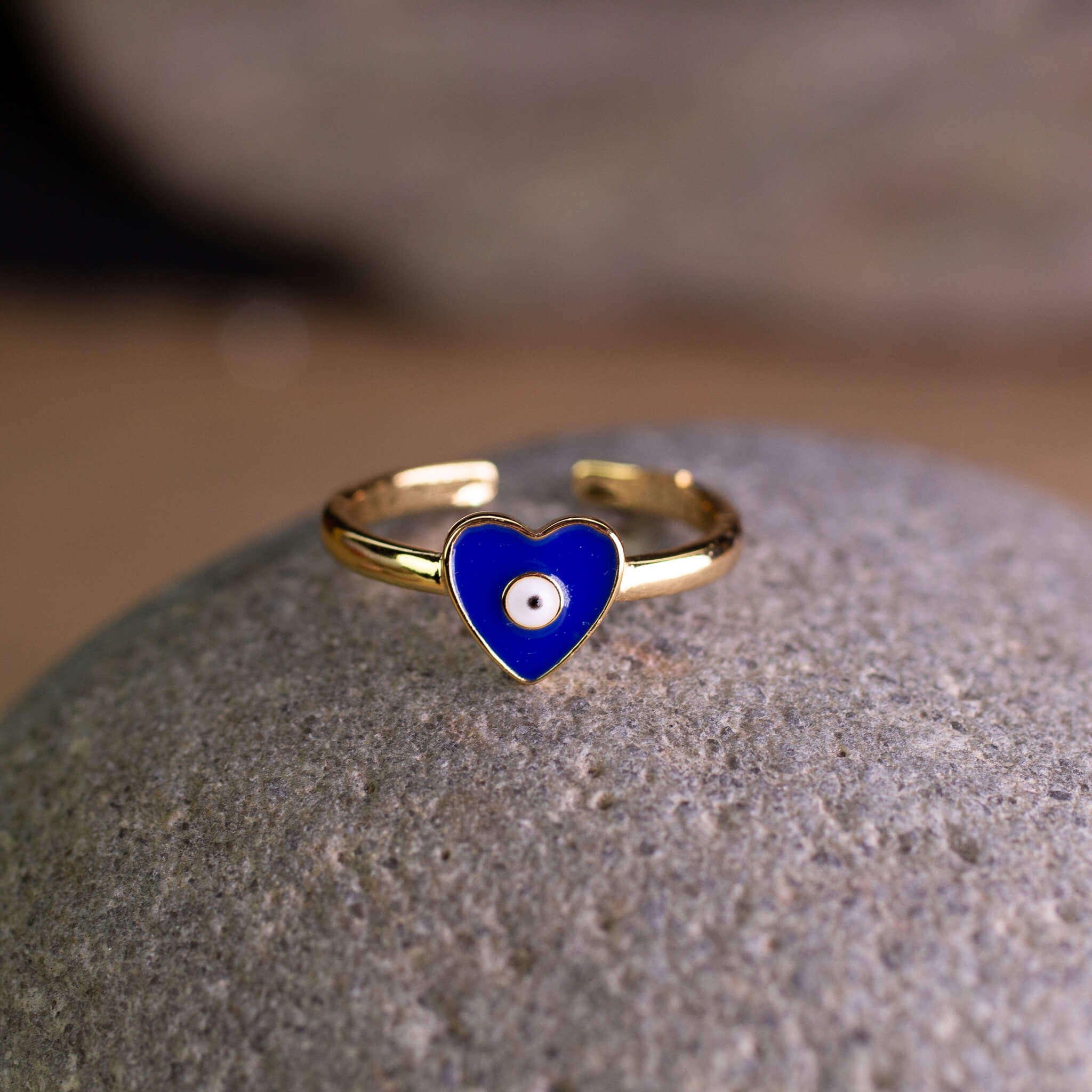 Corazón Ojo de Tigre | Anillo-Ajustable | Equannt